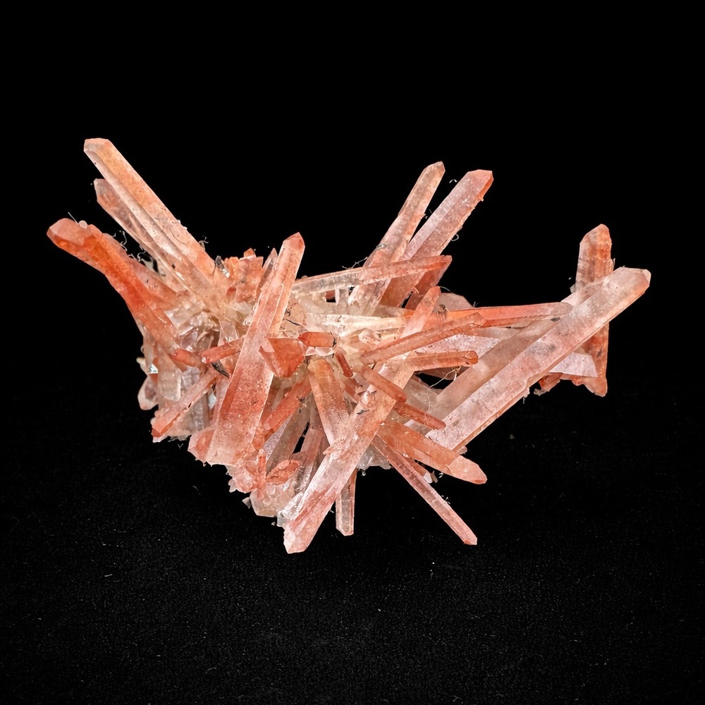 Red Quartz Cluster from Madagascar